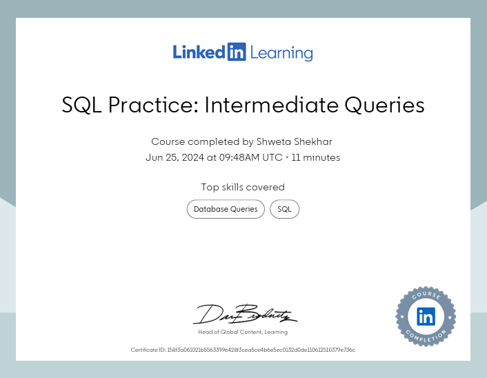 SQL Practice: Intermediate Queries