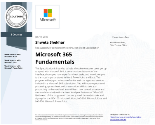 Microsoft 365 Fundamentals