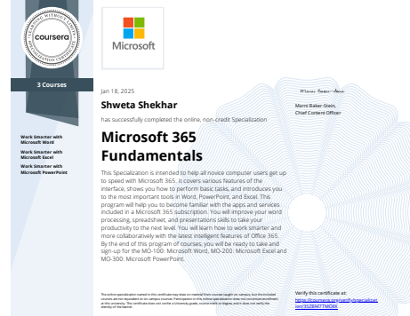 Microsoft 365 Fundamentals